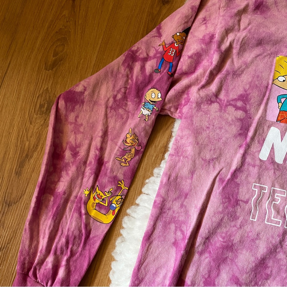 ❌SOLD❌ NICKELODEON RUGRATS TIE DYE LONG SLEEVE TOP - Picture 4 of 8